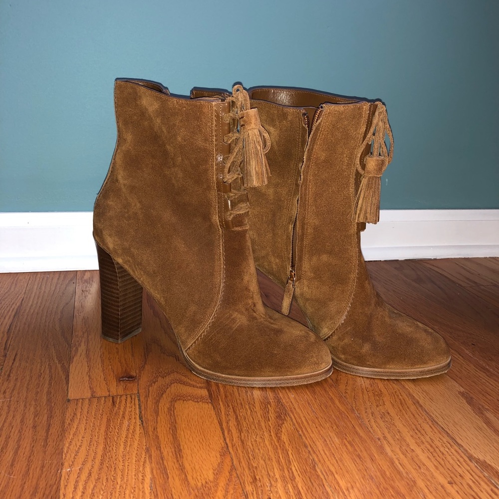 Worn once! Michael Kors beautiful suede boots!